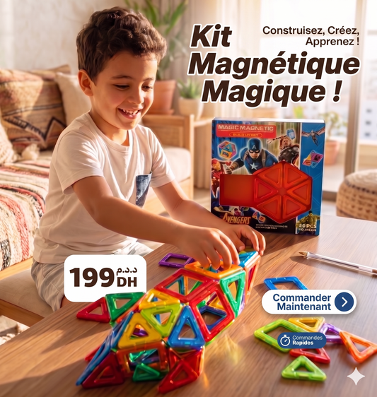 Magic Magnetic – Jeu de Construction Magnétique